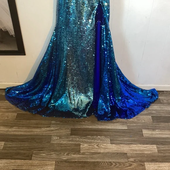 SUPER CUTE BY J.MICHAEL PROM GOWN NWT SIZE 8 GREAT PRICE!!! - Picture 5 of 17